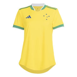 Camisa Cruzeiro 2026/27 Verde Amarela Copa do Mundo - Feminina