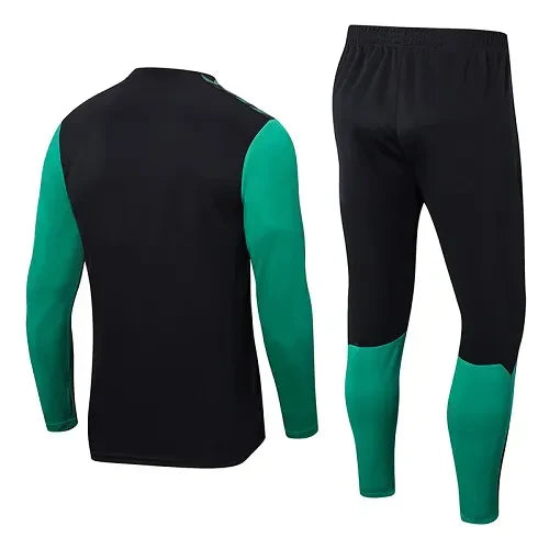 Conjunto Real Betis Zíper Curto Preto e Verde - foto 2 | Torcedor Shop