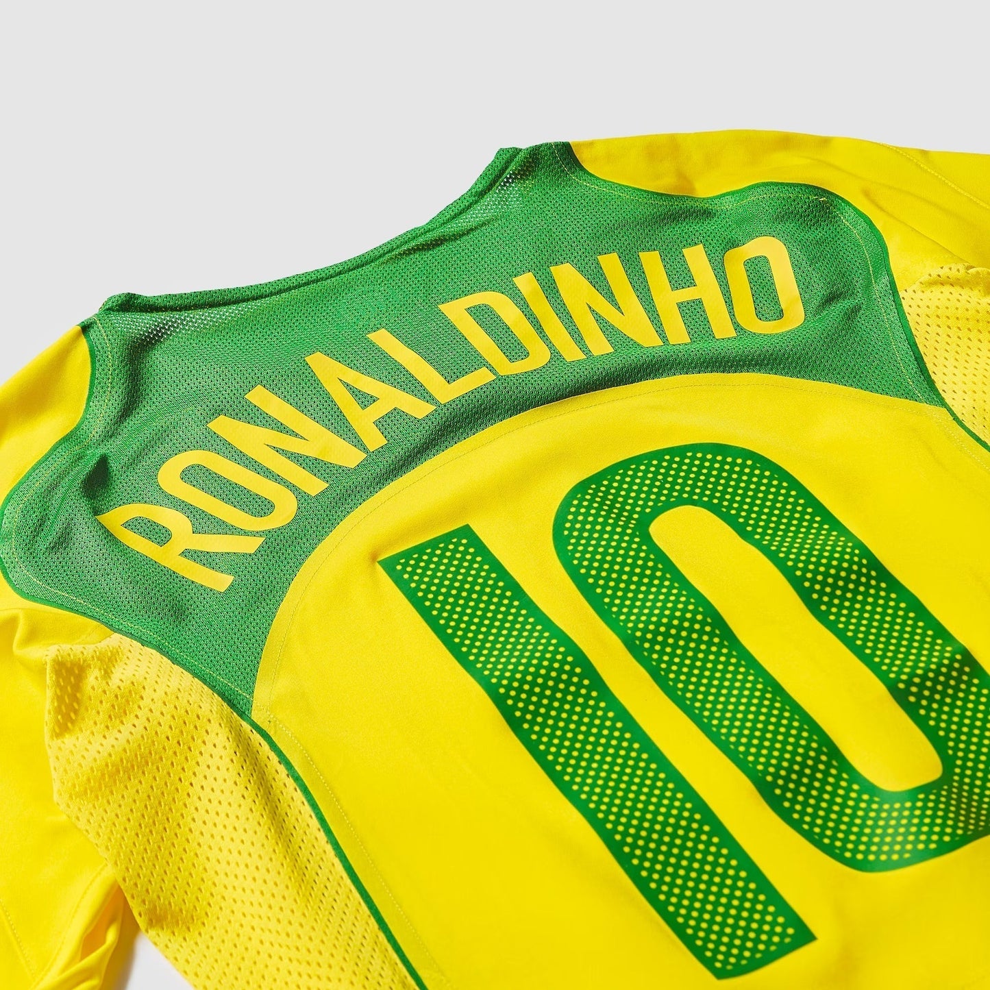 Camisa Brasil Reedição Total 90 Ronaldinho Masculina