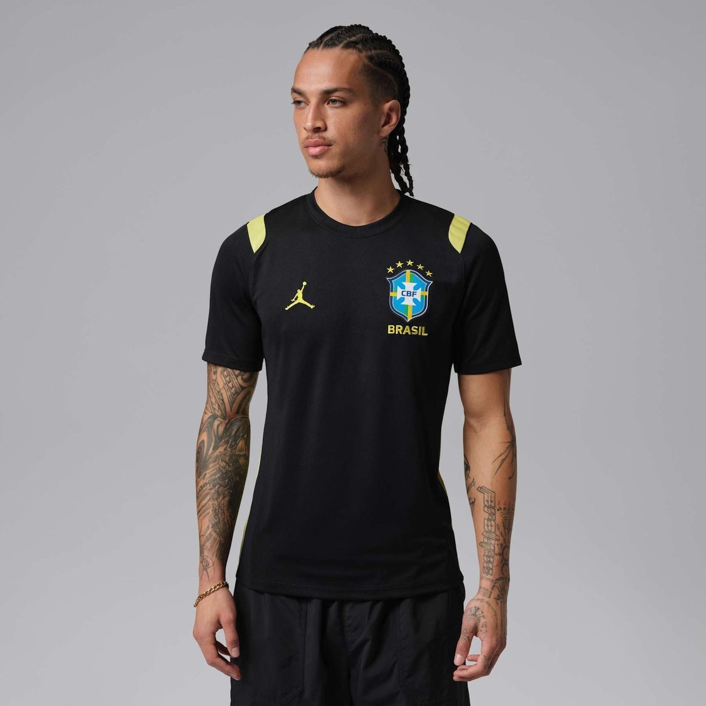Camiseta Brasil Academy Pro 2026 Treino Masculina
