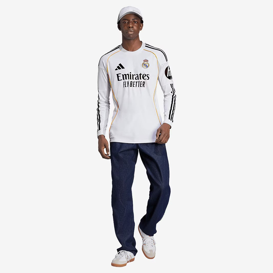 Camisa Real Madrid 2025/26 I Manga Longa