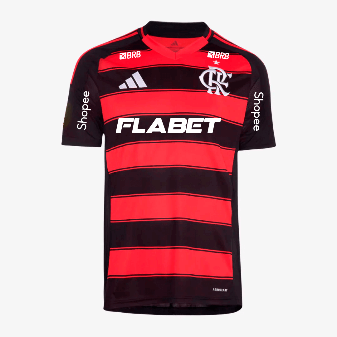 Camisa Flamengo 2025/26 I Torcedor Com Patrocínios