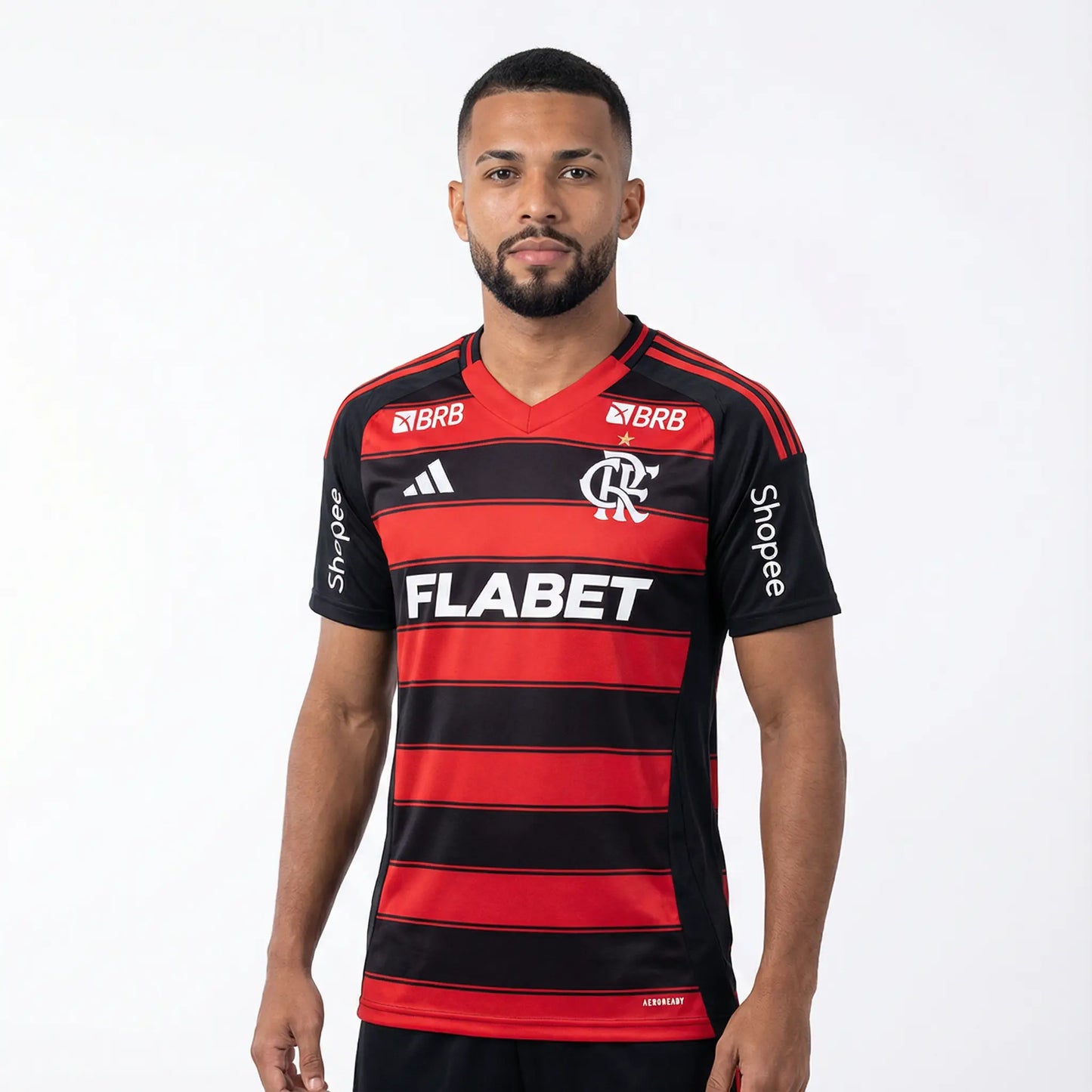Camisa Flamengo 2025/26 I Torcedor Com Patrocínios