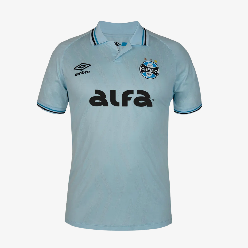Camisa Grêmio 2025/26 II Celeste Jogador
