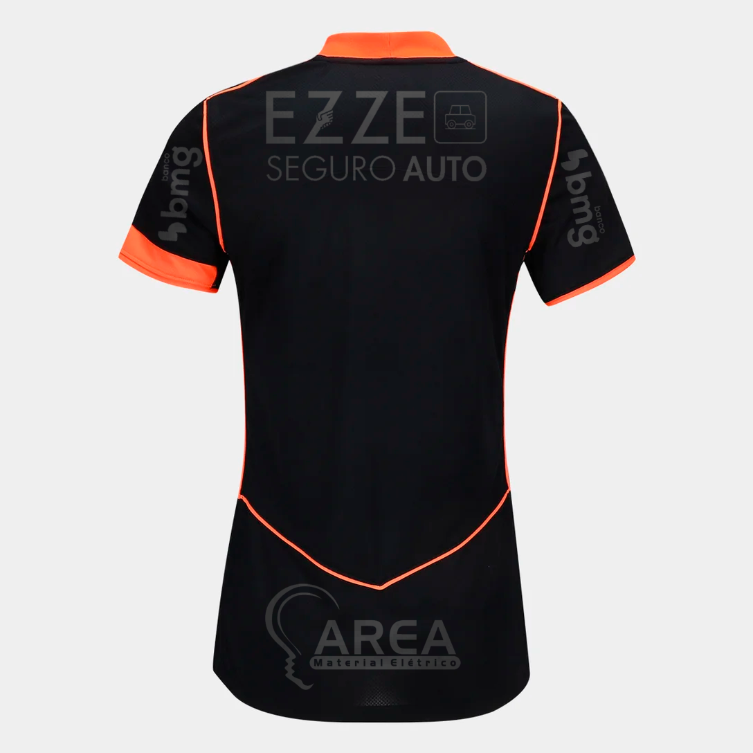 Camisa Feminina Corinthians 2025/26 III Torcedor Com Patrocínios