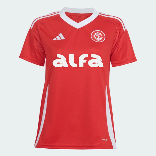 Camisa Feminina Internacional 2025/26 I Torcedor Com Patrocínios