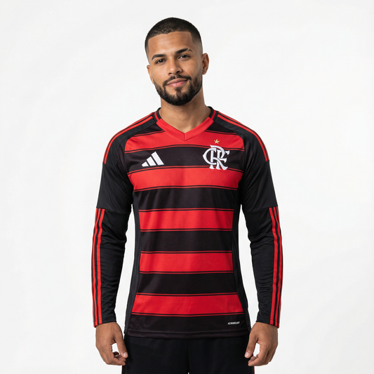 Camisa Manga Longa Flamengo 2025/26 I