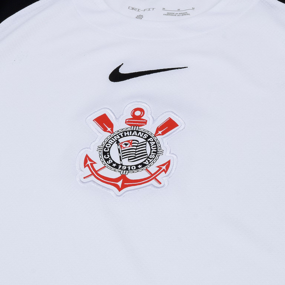 Conjunto Infantil Feminino Corinthians 2025/26 I