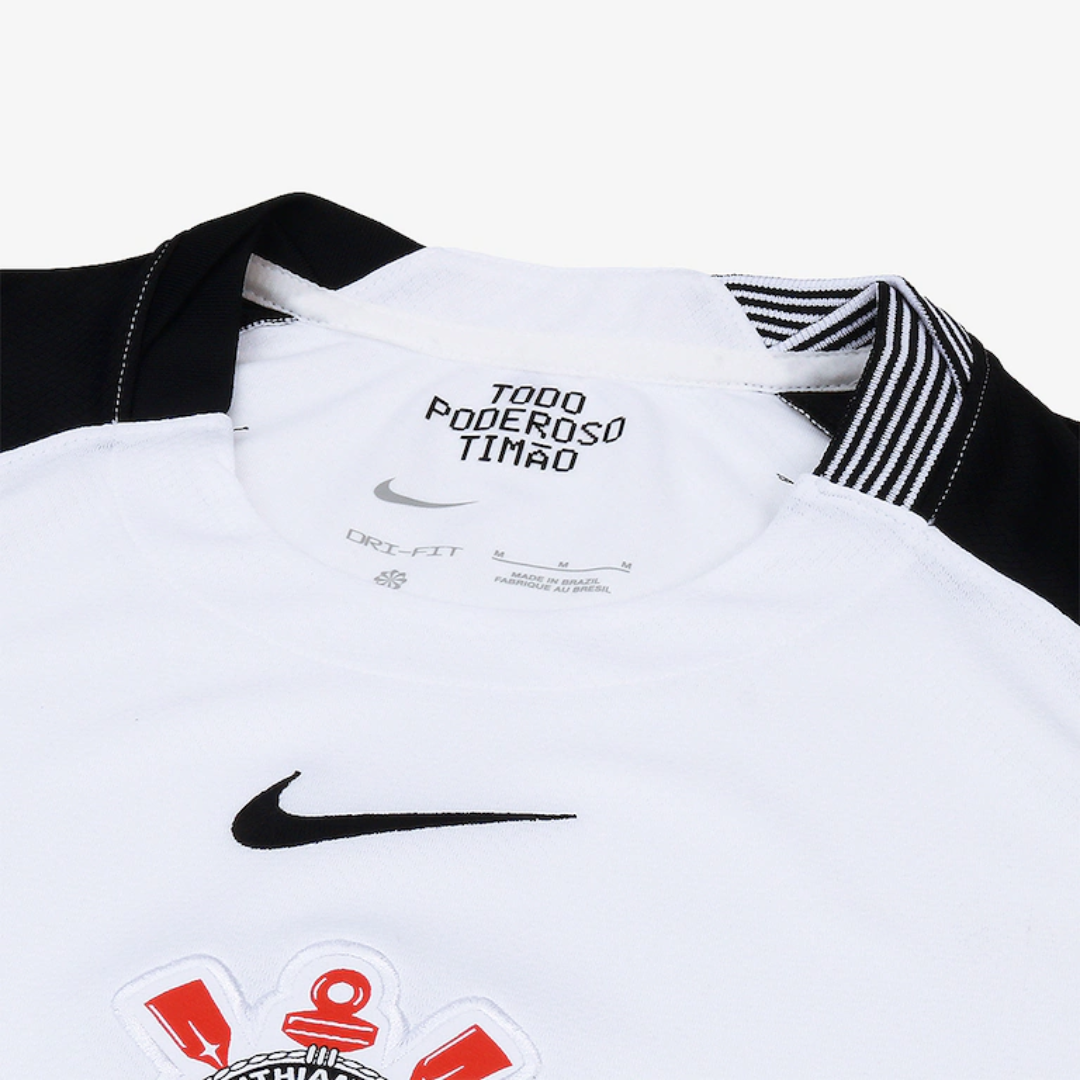Conjunto Infantil Feminino Corinthians 2025/26 I