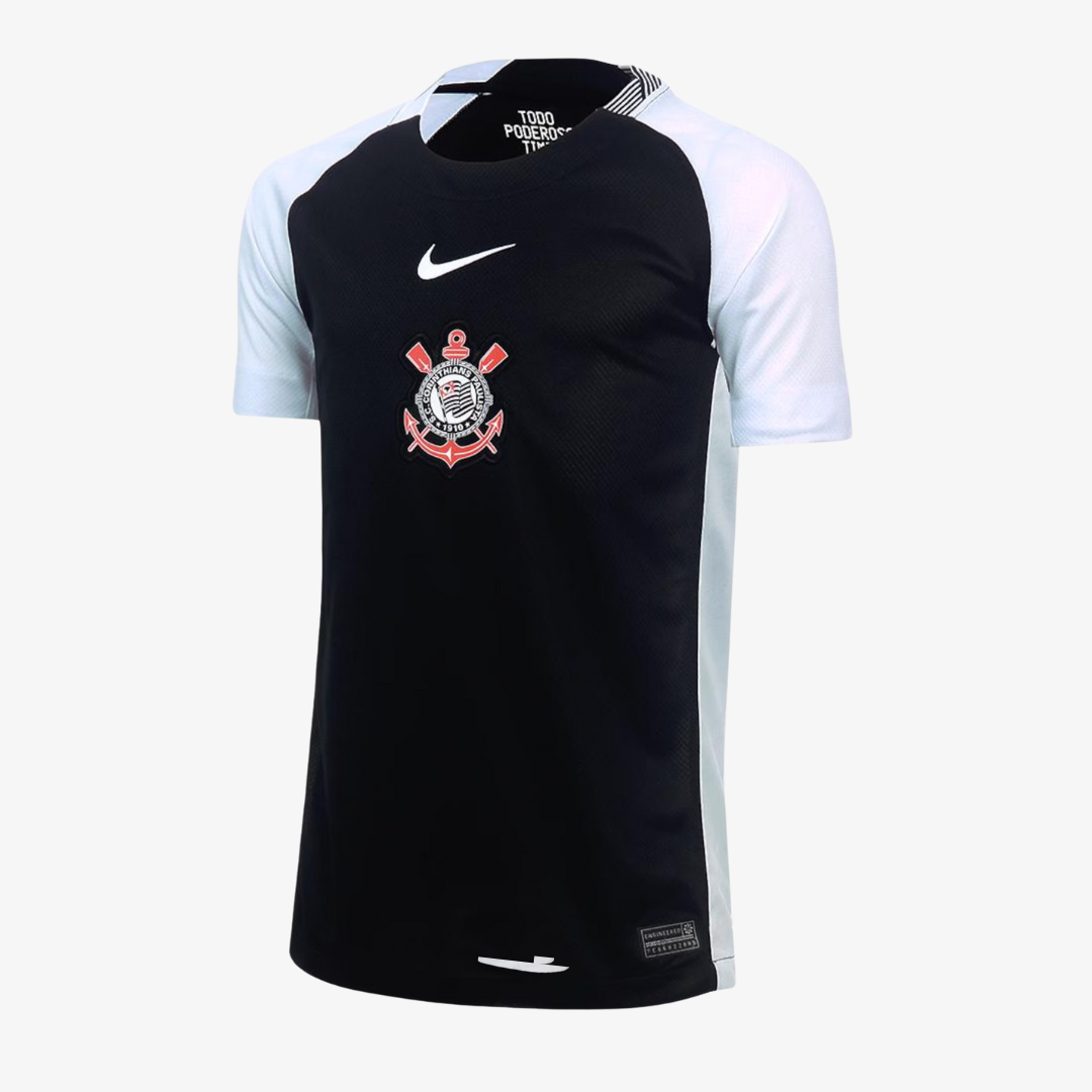 Conjunto Infantil Feminino Corinthians 2025/26 II