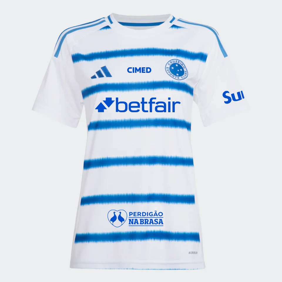 Camisa Feminina Cruzeiro 2025/26 II Torcedor COM PATROCÍNIOS