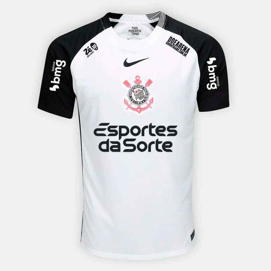 Camisa Corinthians 2025/26 I Torcedor Com Patrocínios