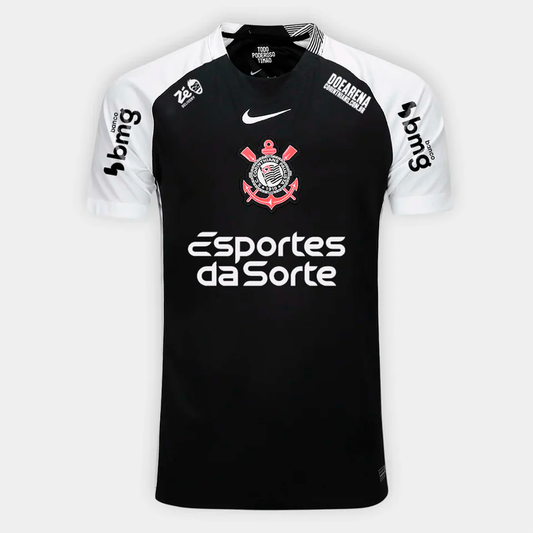Camisa Corinthians 2025/26 II Torcedor Com Patrocínios