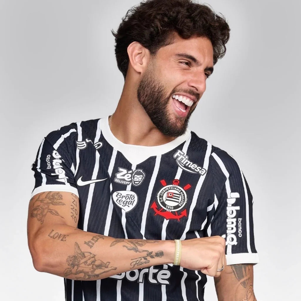 Camisa Corinthians 2026/27 II Jogador Com Patrocínios