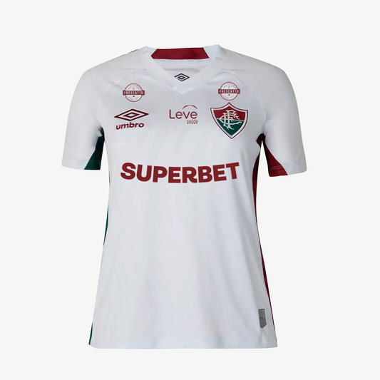 Camisa Feminina Fluminense 2025/26 II Torcedor Com Patrocínio