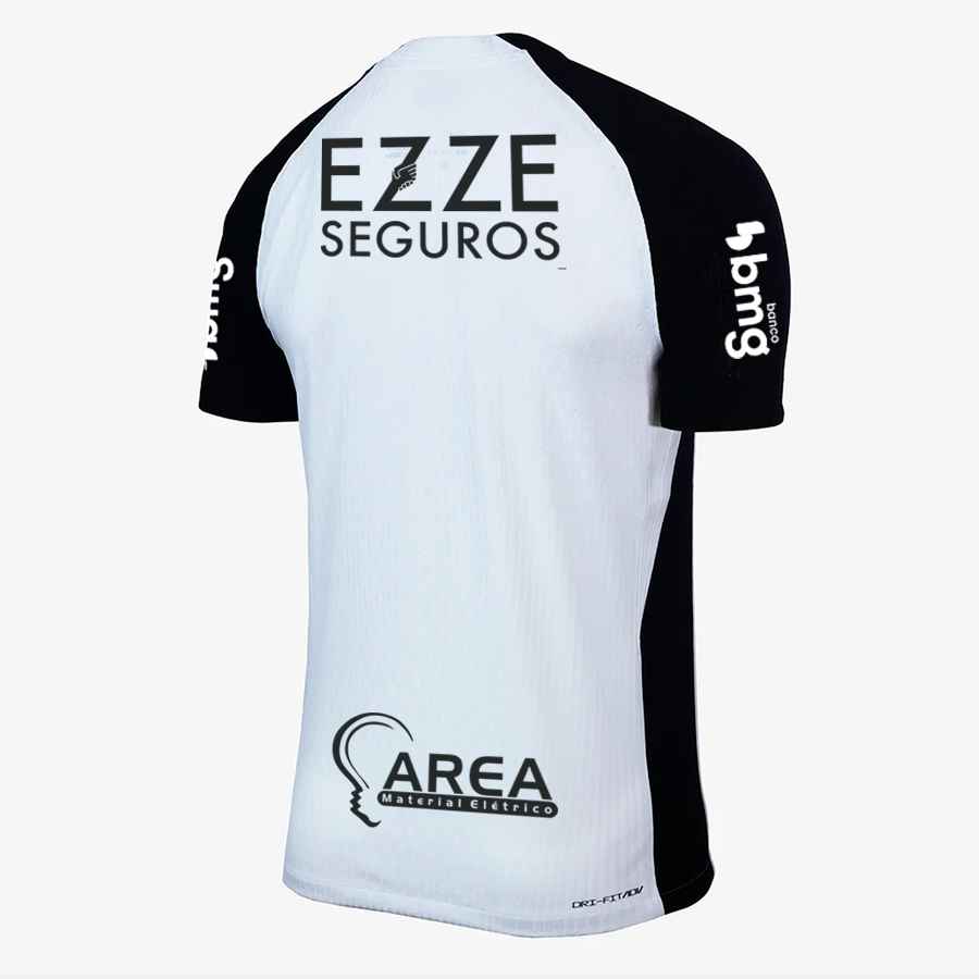 Camisa Corinthians 2025/26 I Jogador Com Patrocínios