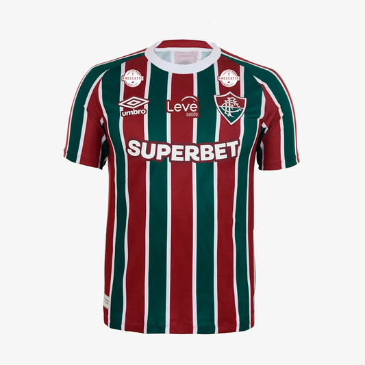 Camisa Fluminense 2025/26 I Torcedor Com Patrocinios