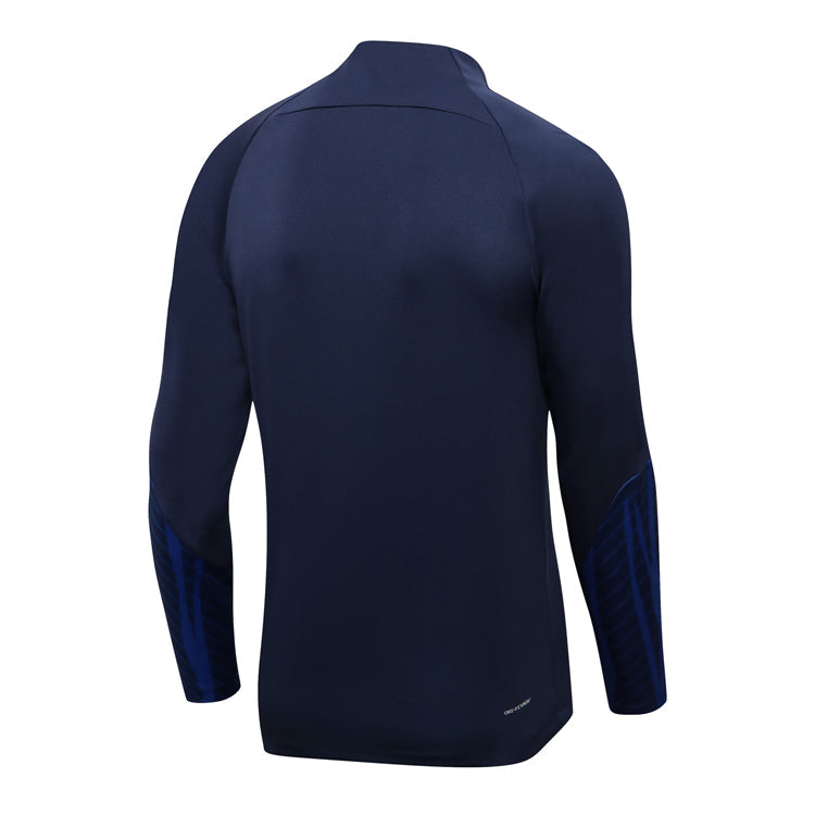 Conjunto França Ziper Curto Azul