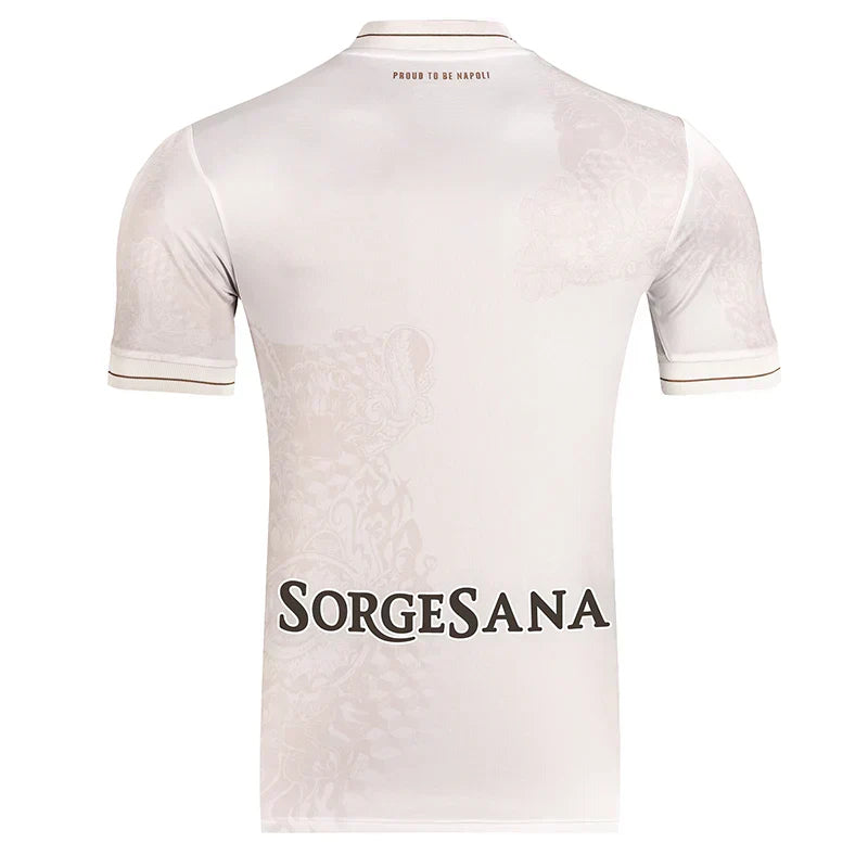 Camisa Napoli 2025/26 II Torcedor EA7 Masculino Begê
