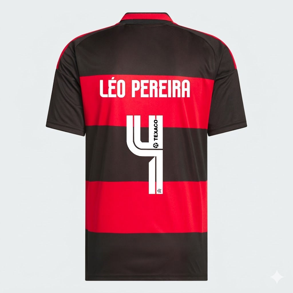 Camisa Flamengo 2026/27I LÉO PEREIRA N° 4