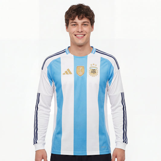 Camisa Argentina 2026 Jogador I Manga Longa Copa do Mundo | Torcedor Shop