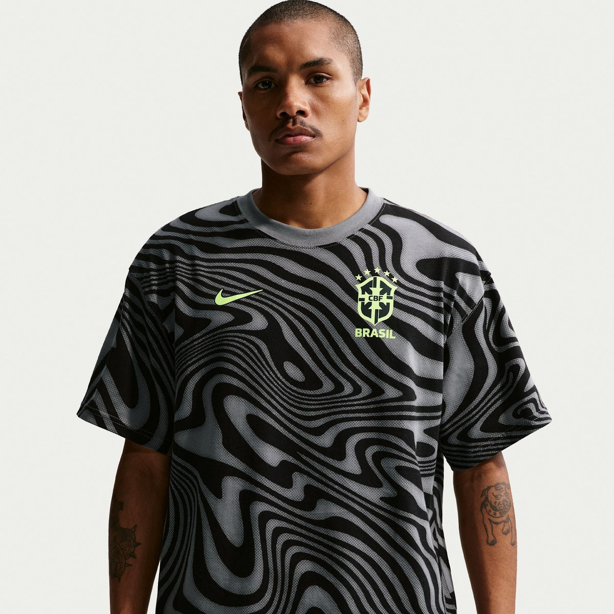 Camisa Brasil Treino 2026/27 Cinza | Torcedor Shop