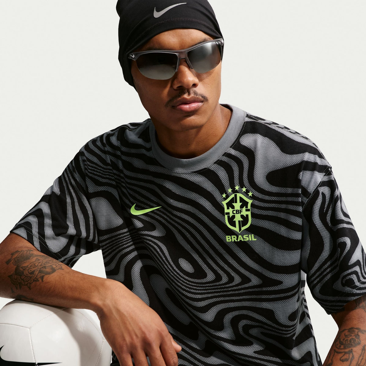 Camisa Brasil Treino 2026/27 Cinza - foto 3 | Torcedor Shop