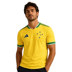 Camisa Cruzeiro 2026/27 Verde Amarela Copa do Mundo - Torcedor | Torcedor Shop