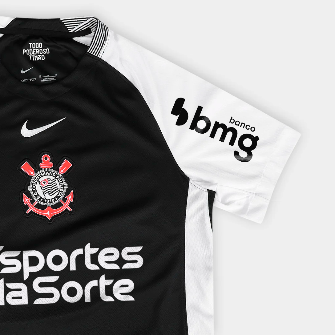 Camisa Feminina Corinthians 2025/26 II Torcedor Com Patrocínios - foto 4 | Torcedor Shop