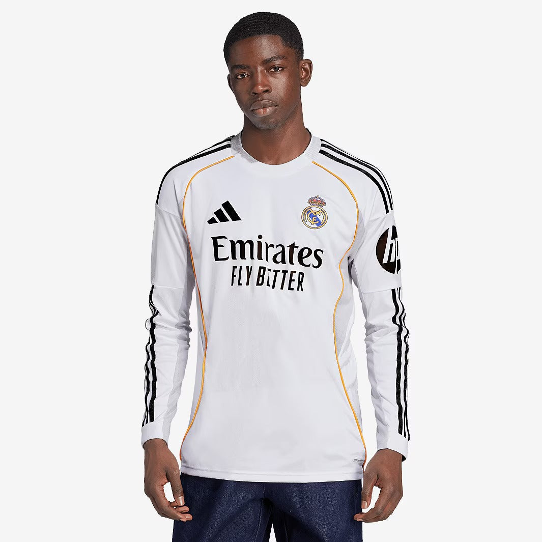 Camisa Real Madrid 2025/26 I Manga Longa | Torcedor Shop