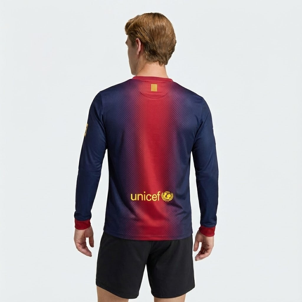 Camisa Retrô Barcelona 2012/13 I Manga Longa - foto 2 | Torcedor Shop