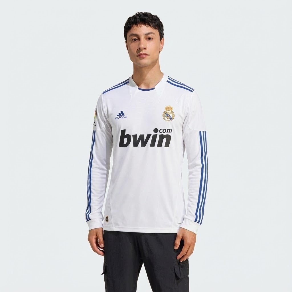 Camisa Retrô Real Madrid 2010/11 I Manga Longa | Torcedor Shop