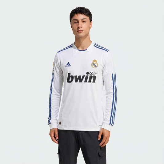 Camisa Retrô Real Madrid 2010/11 I Manga Longa | Torcedor Shop