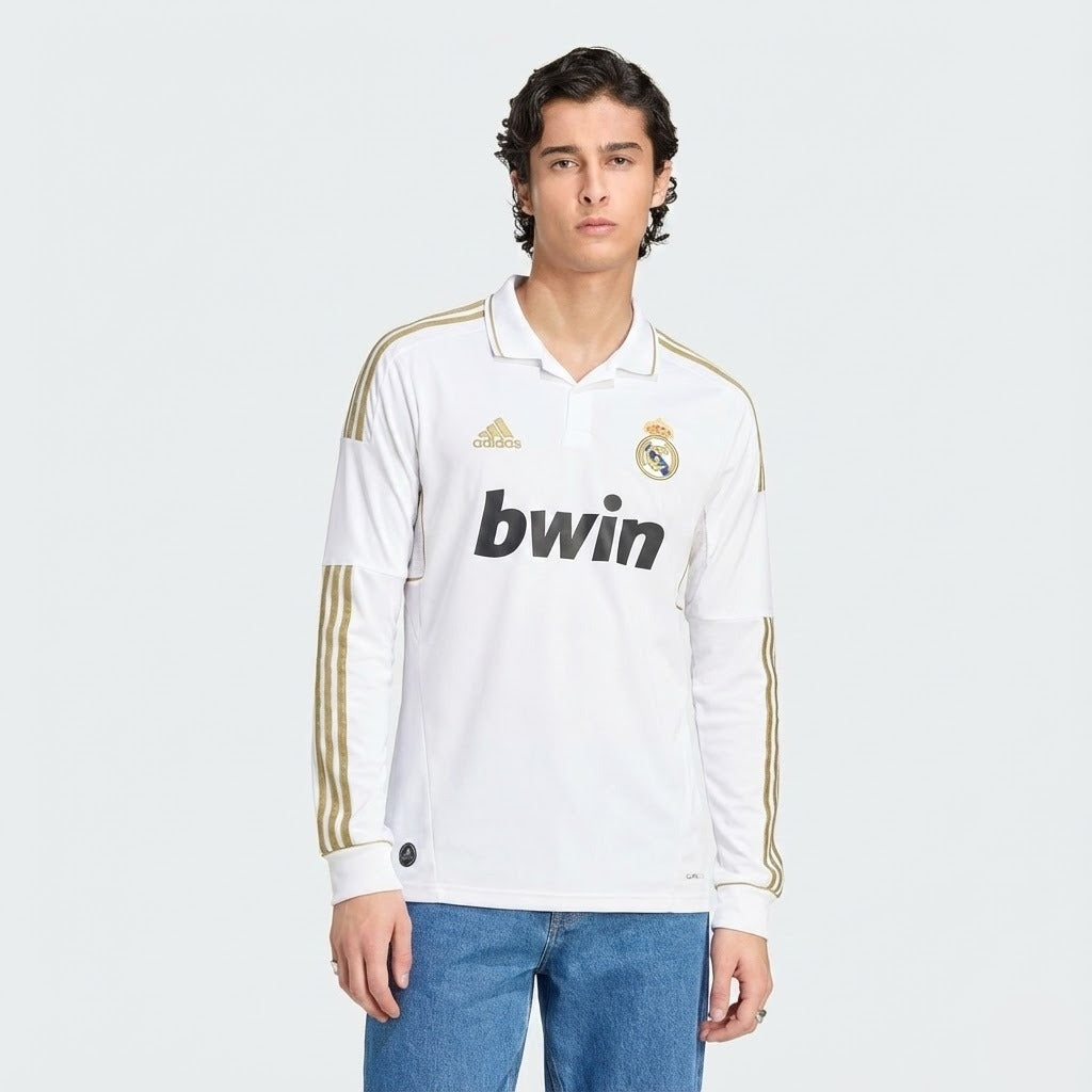 Camisa Retrô Real Madrid 2011/12 I Manga Longa | Torcedor Shop