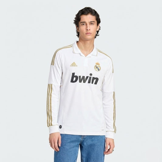 Camisa Retrô Real Madrid 2011/12 I Manga Longa | Torcedor Shop