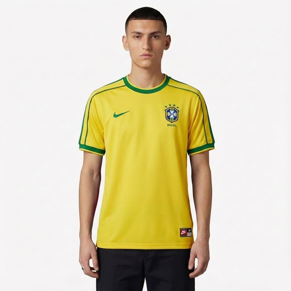 Camisa Retrô Seleção Brasil 1998/99 I | Torcedor Shop