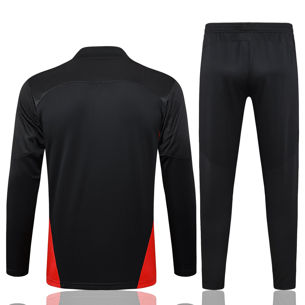 Conjunto AC Milan Zíper Curto Treino Preto - foto 2 | Torcedor Shop
