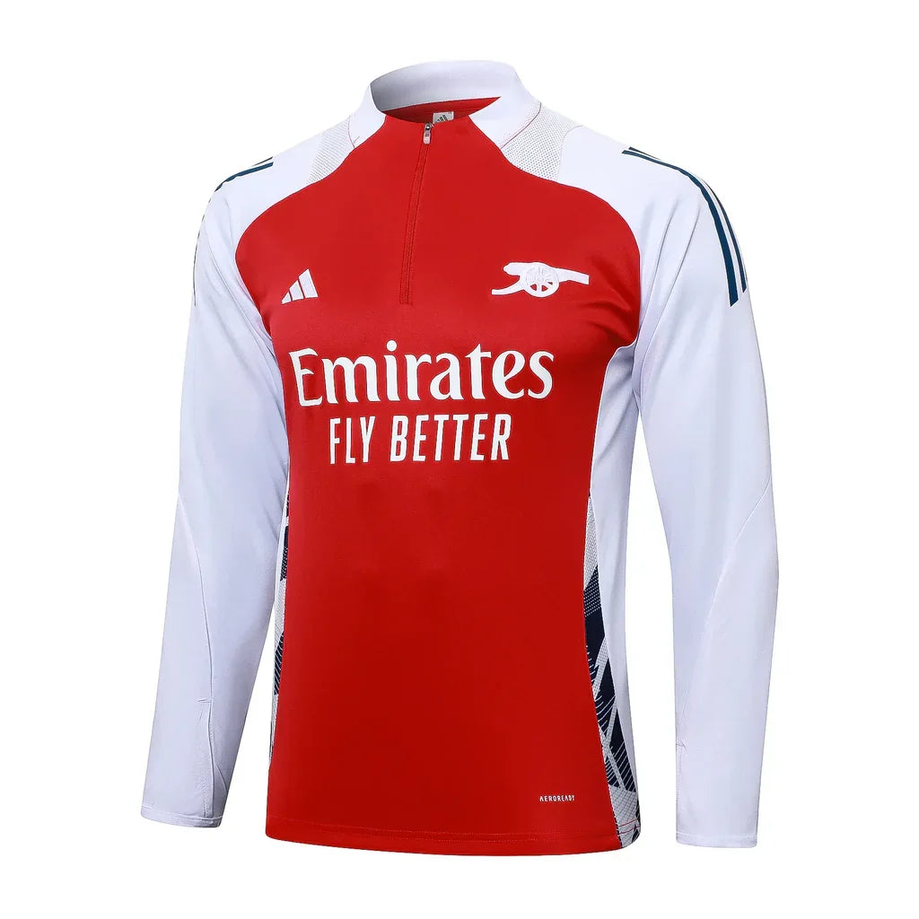 Conjunto Arsenal Zíper Curto Treino Home 2024/25 - foto 3 | Torcedor Shop
