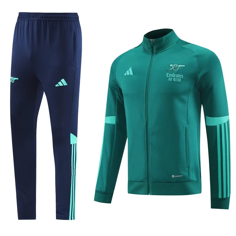 Conjunto Arsenal Zíper Longo Verde | Torcedor Shop
