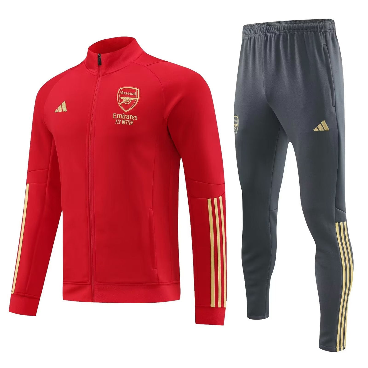 Conjunto Arsenal Ziper Longo Vermelho | Torcedor Shop