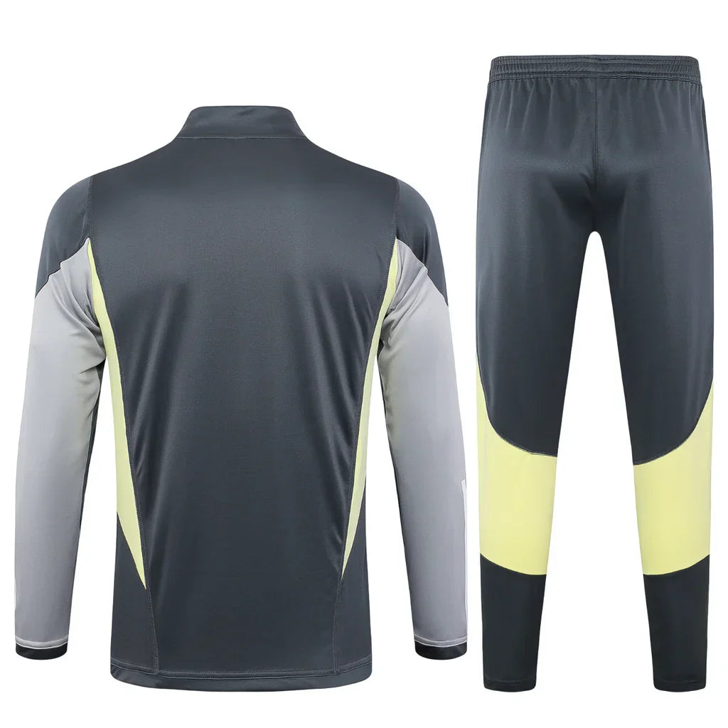 Conjunto Atlético MG Zíper Curto Treino Cinza Escuro 2024/25 - foto 2 | Torcedor Shop