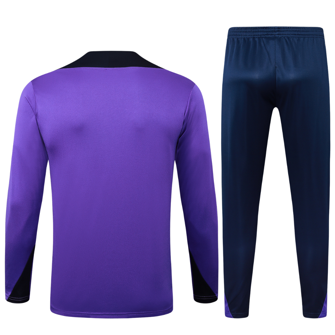 Conjunto Corinthians Zíper Curto Treino Roxo 2024/25 - foto 2 | Torcedor Shop
