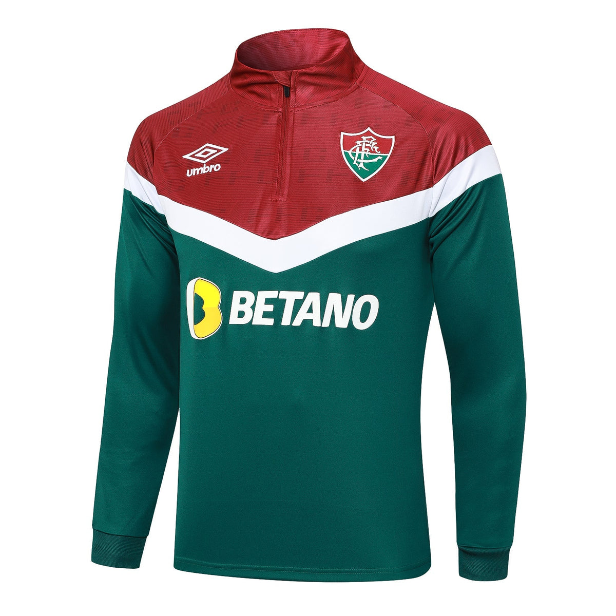 Conjunto Fluminense Zíper Curto Treino 2024/25 - foto 3 | Torcedor Shop