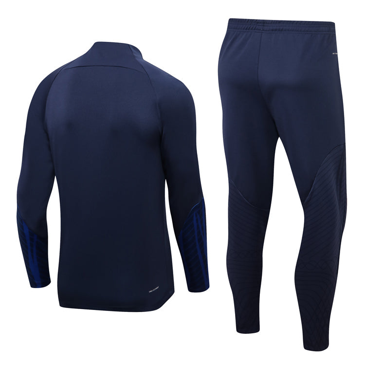 Conjunto França Ziper Curto Azul - foto 2 | Torcedor Shop