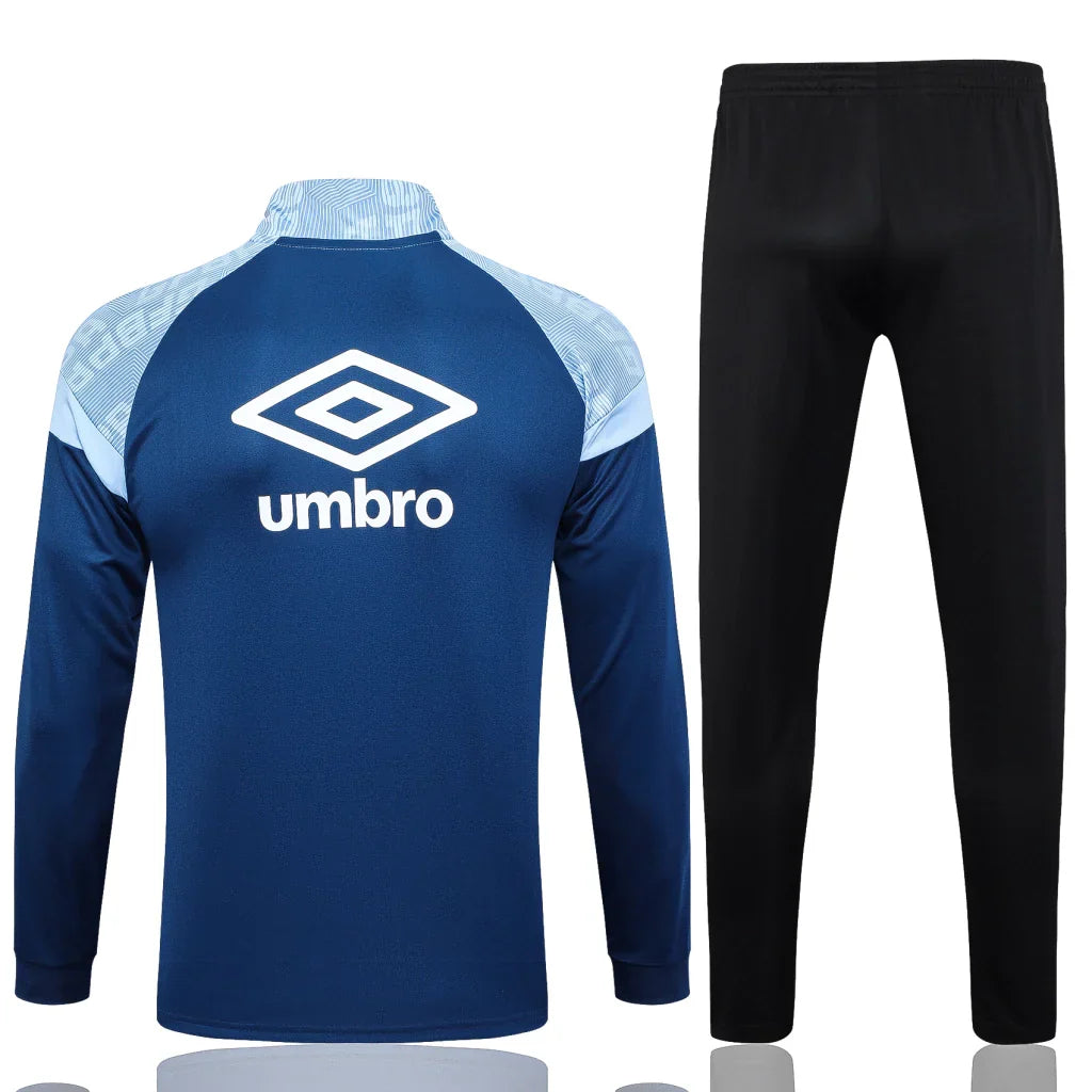 Conjunto Grêmio Zíper Curto 2023/24 - Azul Escuro - foto 2 | Torcedor Shop