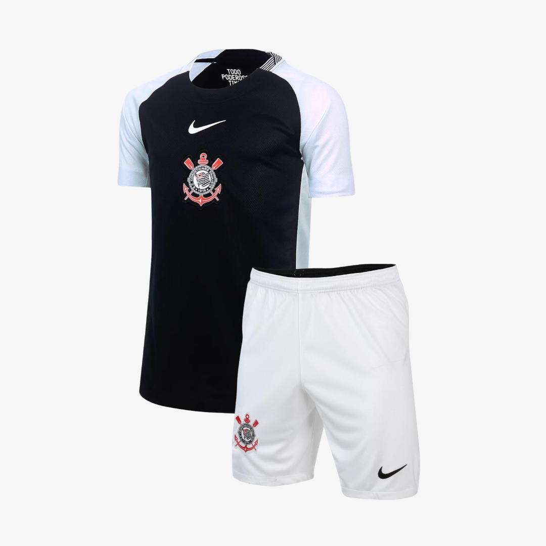 Conjunto Infantil Feminino Corinthians 2025/26 II - foto 2 | Torcedor Shop