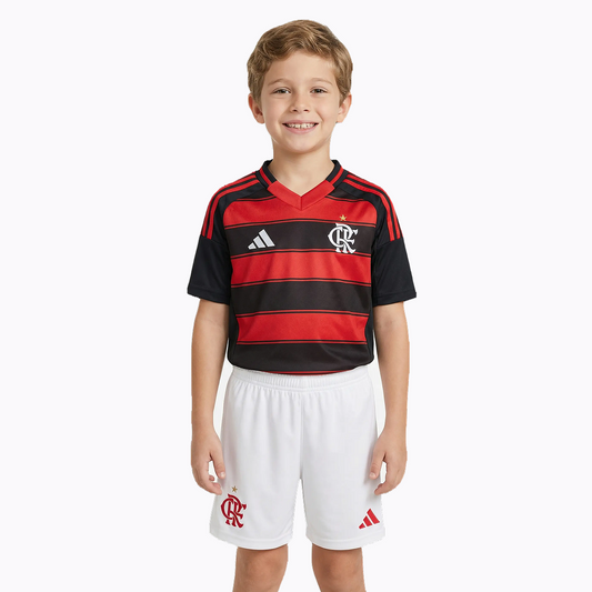 Conjunto Infantil Flamengo 2025/26 I | Torcedor Shop