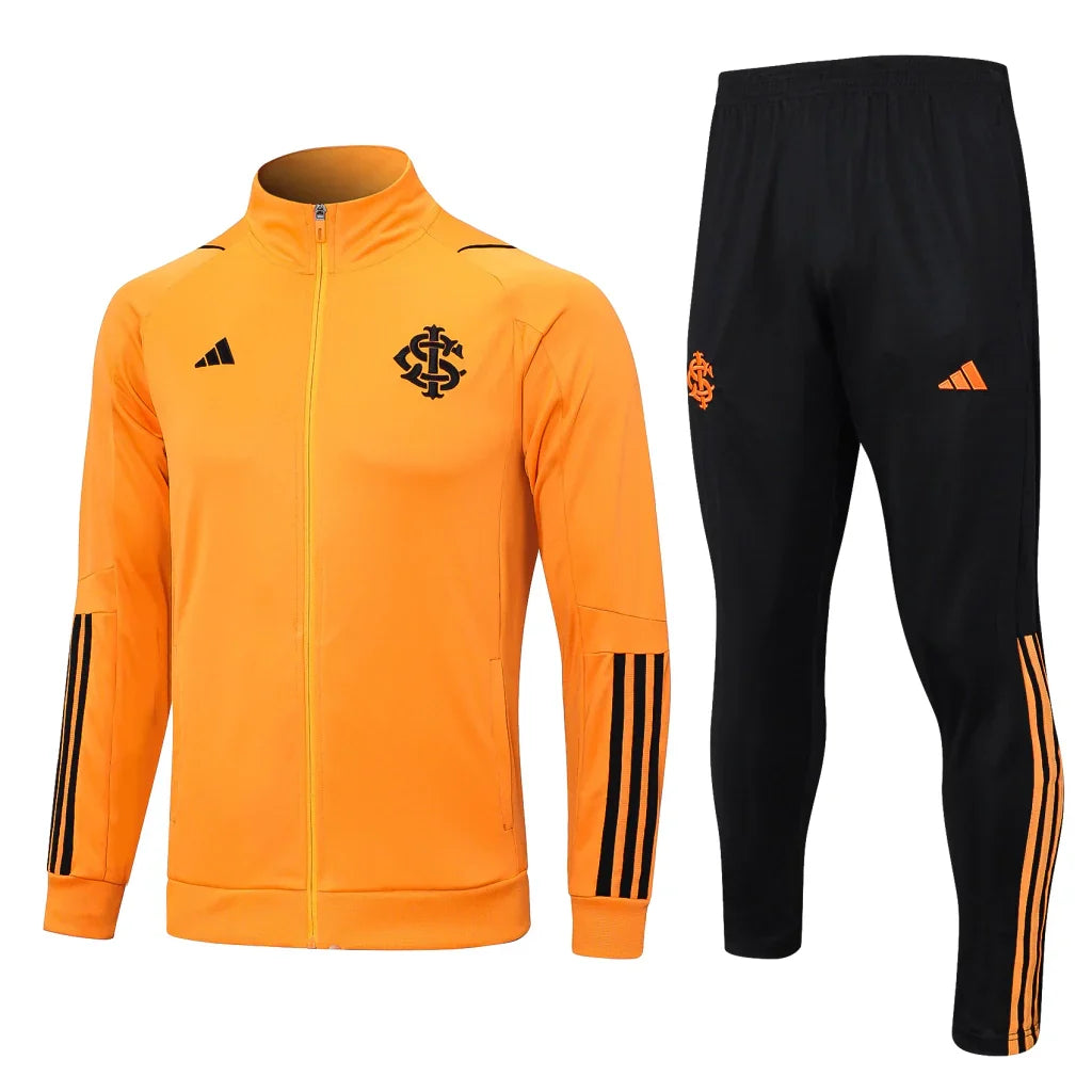 Conjunto Internacional Zíper Longo 2023/24 - Laranja | Torcedor Shop