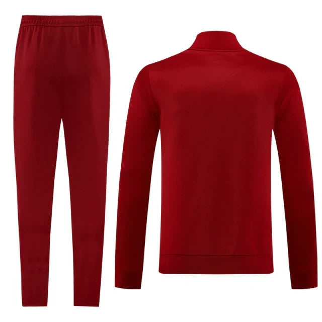 Conjunto Roma Ziper Longo Vermelho - foto 2 | Torcedor Shop
