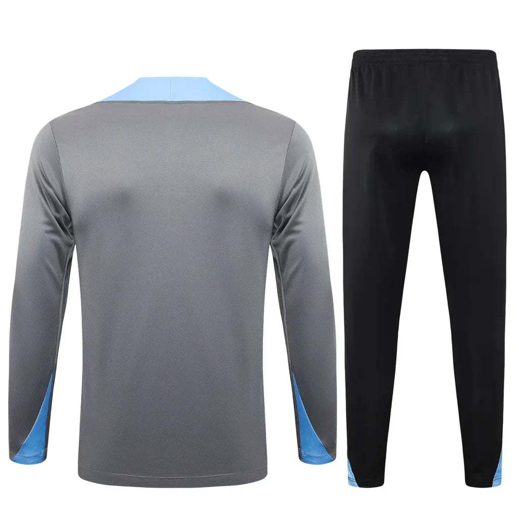 Conjunto Tottenham Zíper Curto Treino Cinza 2024/25 - foto 2 | Torcedor Shop